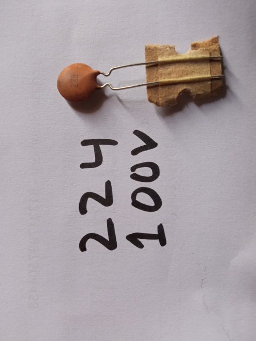 Ceramic Capacitor 220nF 100v Ceramic Disc 224 Capacitor