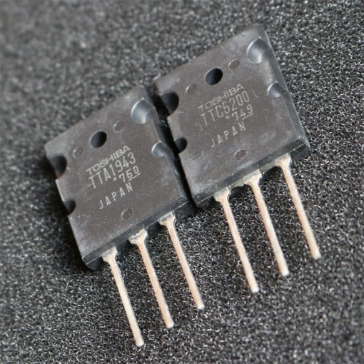 1Pair- Medium Quality TTA1943 A1943 & TTC5200 C5200 PNP & NPN Power Amplifier Transistor 1943 & 5200 MOSFET IC TO-3P 3Pin Leads