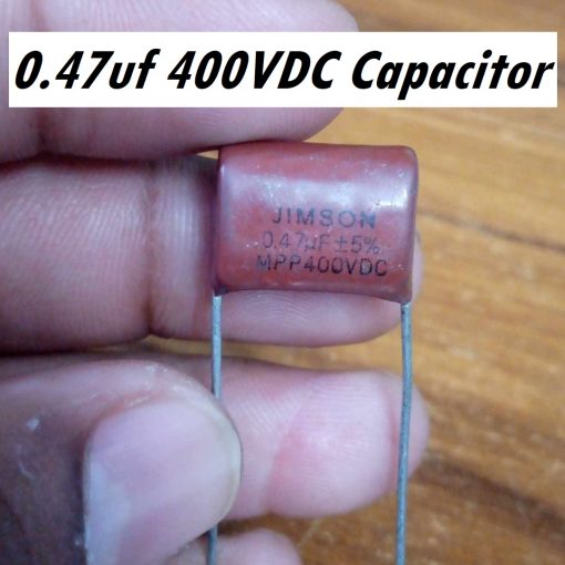 METALLIZED 0.47uf 474 400V Metallized 474j 400V Polypropylene Capacitor Mylar 470nF Polyester Film Capacitors 2 Pin Leads Terminals Connections Leg