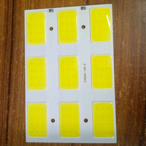 ZJ8556-108-9 3.7V 9 COB LED WHITE Color 20W Size 85x56mm SMD LED Light