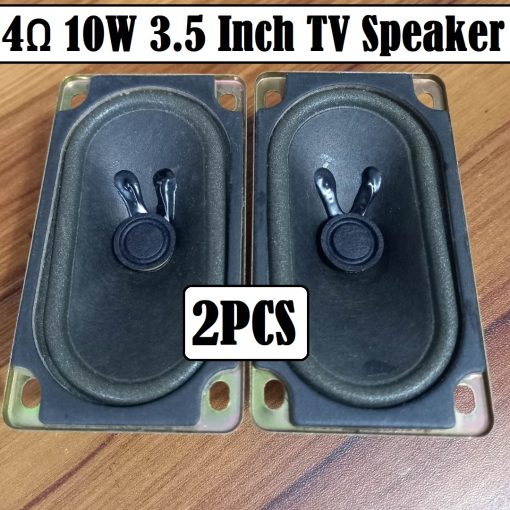 2PCS TV Speaker 8 Ohm 10W Rectangular Shape Speaker For CRT Television LCD Monitor Speaker Amplifiers