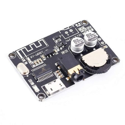 VOLUME With XY-WRBT Bluetooth Audio Receiver Board Bluetooth 5.0 Decoder Board Wireless Stereo Music 3.7-24V Wide Voltage Speaker PCB 3.5mm Audio Amplifiers Module