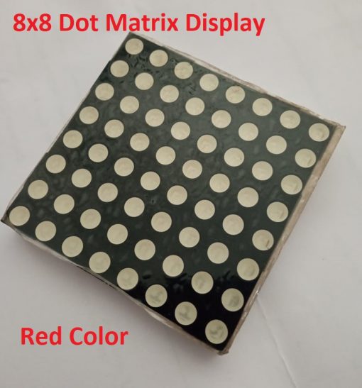 Dot Matrix Round Dot 8x8 2088AS 5mm Led Display 16 Pin Common Anode Red Super Bright 60mm For Elevator Panel Moving Massage Arduino