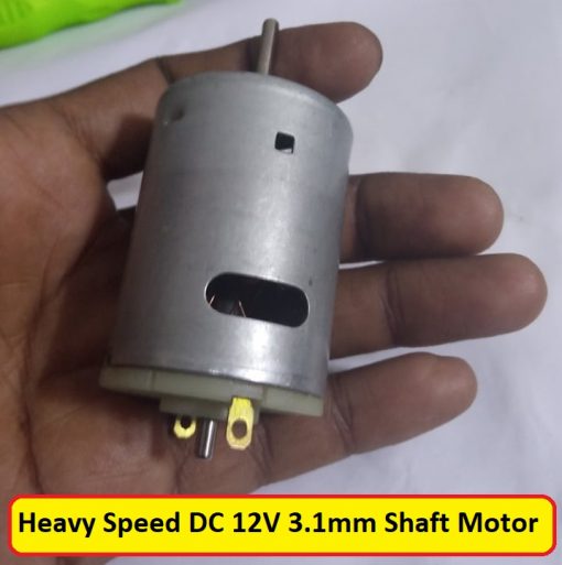 Heavy Speed DC 12V 3.1mm Shaft Motor