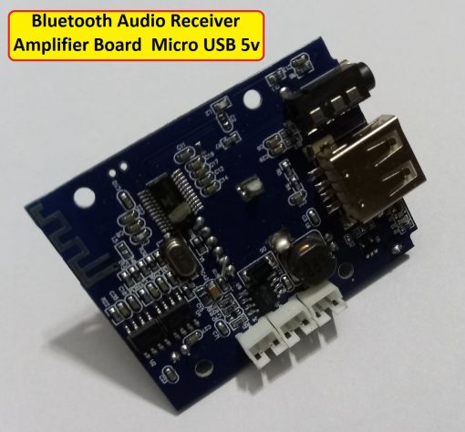 Bluetooth Audio Receiver Amplifier Board  Micro USB 5v