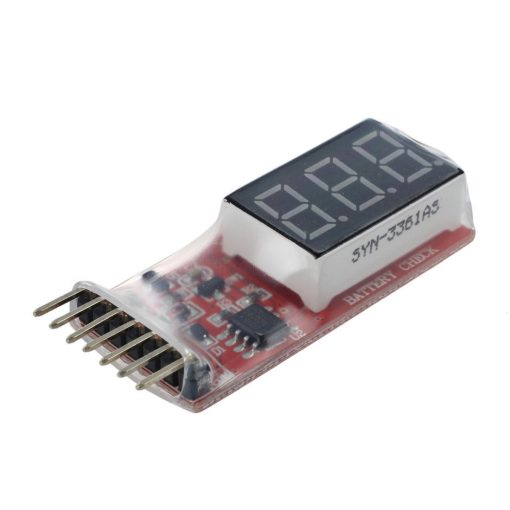 Battery Tester 2-6S RC Lipo Li-ion Lithium Battery Low Voltage Alarm Indicator Meter Checker Tester