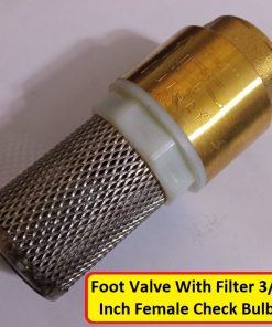 Foot Valve With Filter 3/4