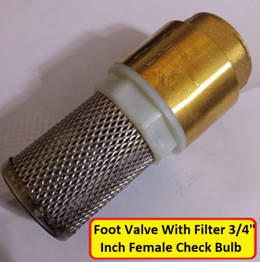 Foot Valve With Filter 3/4" Inch Female 