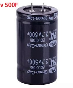 Farad Capacitor 500F 2.7V 35x60mm Super Capacitor Drops Automobile Ultra Capacitor Vehicle Rectifier Capacitors For Electronic Components