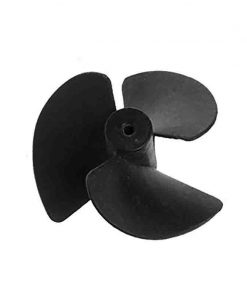 Nylon RC Boat Propeller 40mm 3 Blade Shaft Hole 2mm Plastic