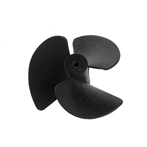 Nylon RC Boat Propeller 40mm 3 Blade Shaft Hole 2mm Plastic