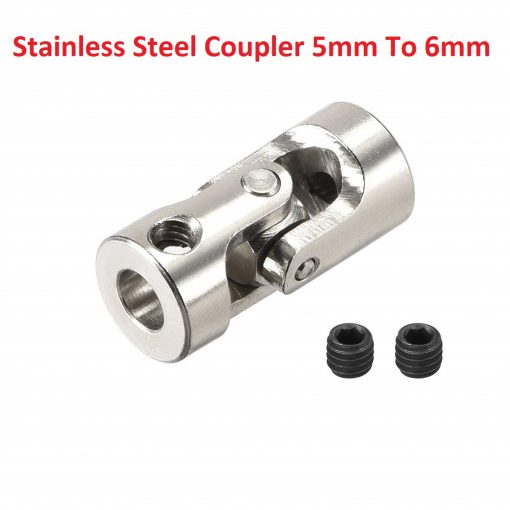 Stainless Steel Coupler 5mm To 6mm