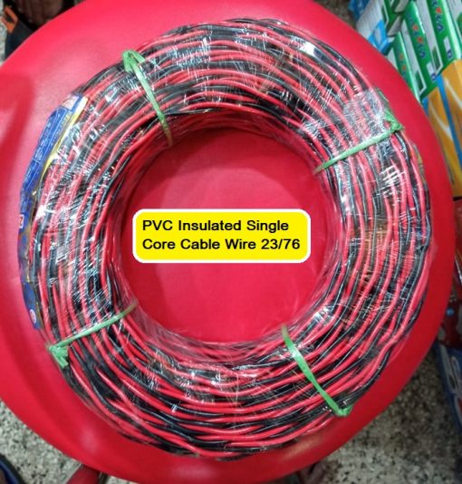 PVC Insulated Non-Sheathed AC 220v Single Core Cable Wire Size 23/76 1-Coil For Electrical AC Line Power Supply