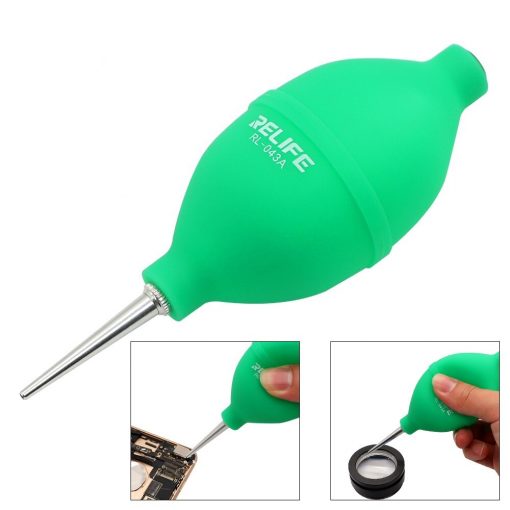 Rubber Dust Air Blower With Metal Nozzle Rubber Dust Cleaner Balloon For Home Office Laptop Desktop Mobile Cleaner 