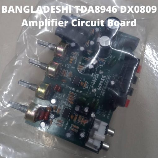 BANGLADESHI TDA8946 DX0809 Amplifier Circuit Board DC 12V 2A 40W 40W Digital Audio Amplifier DX0809 TDA8946 Amplifier Board Dual Channel With Dual 6.5mm Socket TDA8946 IC Stereo Music