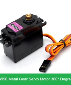 Large Torque MG996 DC 4.8v 7.2v Metal Gear Servo Motor 360° Degree Rotation Standard Quality MG 996 For Arduino DIY