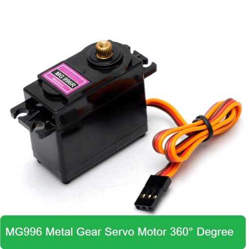 Large Torque MG996 DC 4.8v 7.2v Metal Gear Servo Motor 360° Degree Rotation Standard Quality MG 996 For Arduino DIY