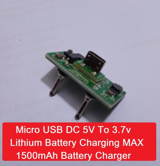 Micro USB DC 5V To 3.7v Lithium Battery Charging Max 1500mAh Battery & Discharging DC Boost 4.1v To 5V Fixed Circuit Board