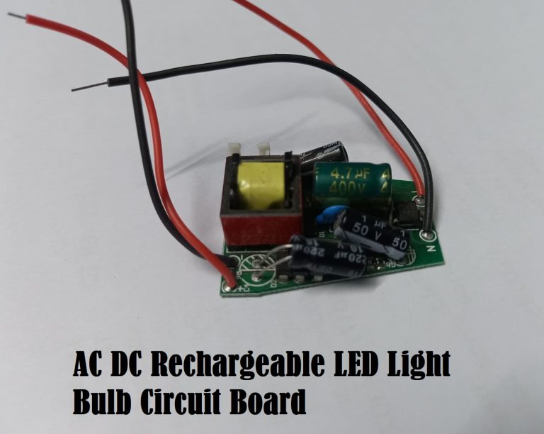 AC DC Rechargeable LED Light Bulb Circuit Board Driver