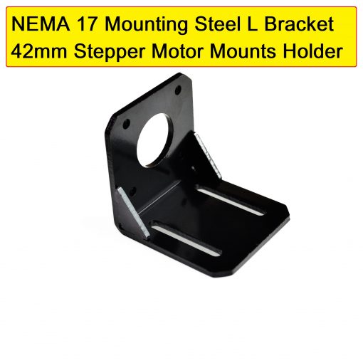 NEMA 17 Mounting Steel L Bracket 42 42mm Stepper Motor Mounts Holder Stand For CNC LASER Engraving Machine 3D Printer