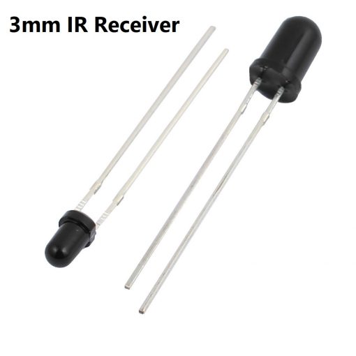 IR Receiver LED Sensor 3mm 940nm IR LED Light Infrared Receiver RX LED Sensor Light 3mm