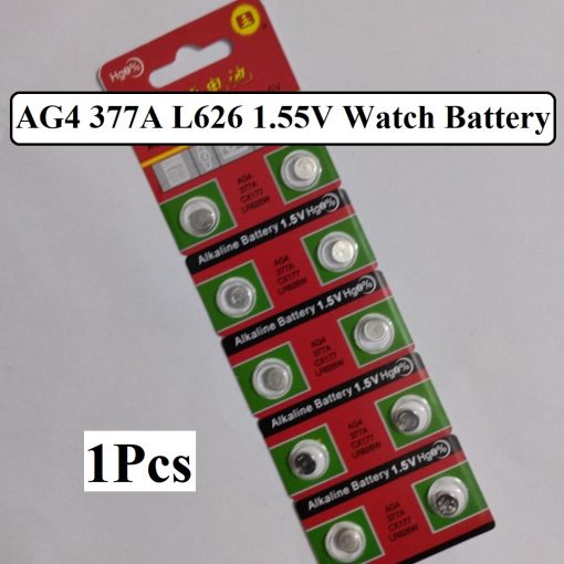 377A L626 1.55V Battery L626 Watch Battery 377A Battery Button Cell L626 Battery 1.55V L626 Coin Cell Battery For Watch