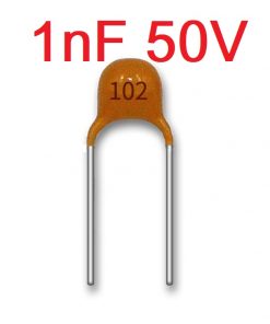 Multilayer Ceramic Capacitor 0.001uF 102 1nF 50V Monolithic Ceramic Chip Capacitor 5.08mm MLCC