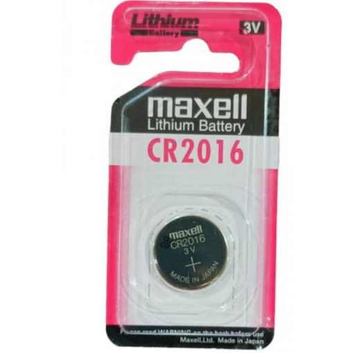 MAXELL2016 CR2016 Battery 3V CR2016 Watch Battery CR2016 Button Cell Battery CR2016 Coin Cell Battery CR2016 Lithium Cell Battery 80mAh 3V Battery For Watch