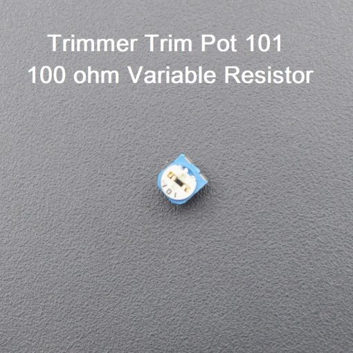 Trimmer Trim Pot RM065 101 100 ohm Variable Resistor Potentiometer Single Turn 6mm VR Breadboard Friendly For Electronics Project 