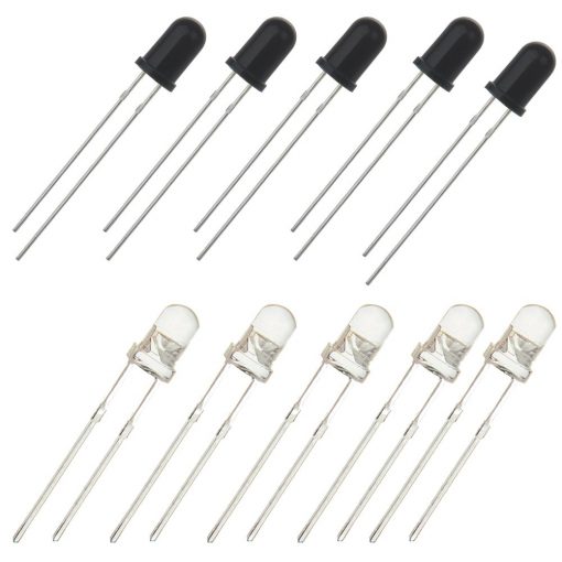 5Pair- IR Transmitter & Receiver LED Sensor 3mm 940nm IR LED Light Infrared Transmitter Receiver TX RX LED Sensor Light 3mm