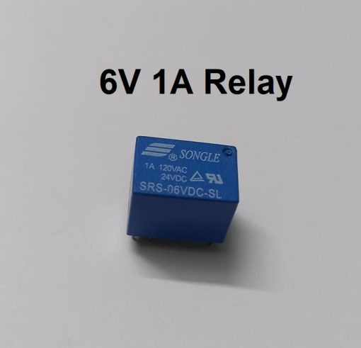 DC-6v SPDT Power Relay 1A