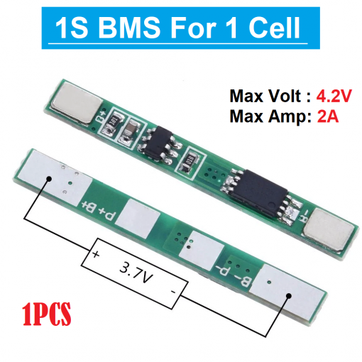 BMS Battery Protection Board 1S 3.7V 3A li-ion 18650 AA AAA Lipo Li-ion Lithium Battery BMS Charger Protection Module Board Circuit  