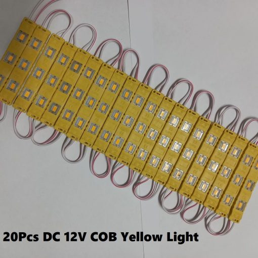 YELLOW Color DC 12V COB Yellow LED Light For Decoration Indoor Outdoor Office General Purpose Lighting DIY