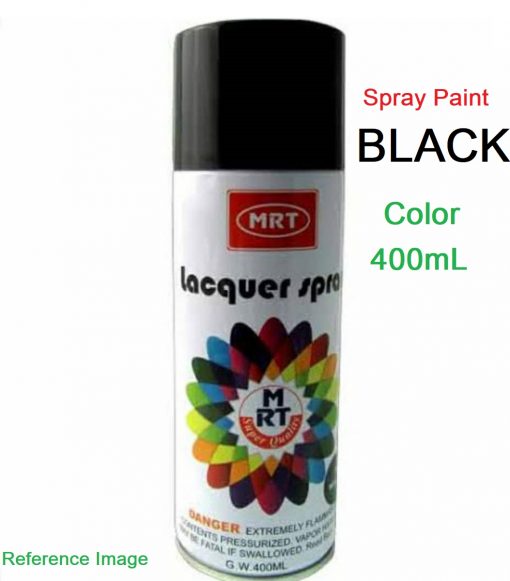 Spray Paint BLACK Color 400mL