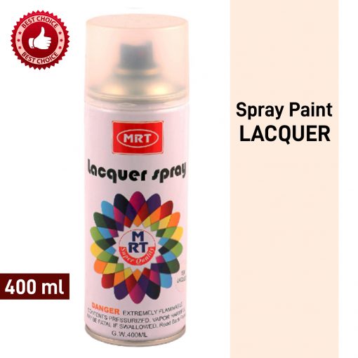 Spray Paint Clear LACQUER Color Varnish 400mL