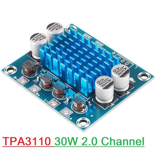 TPA3110 30W 2.0 Channel Digital Stereo Audio Power Amplifier