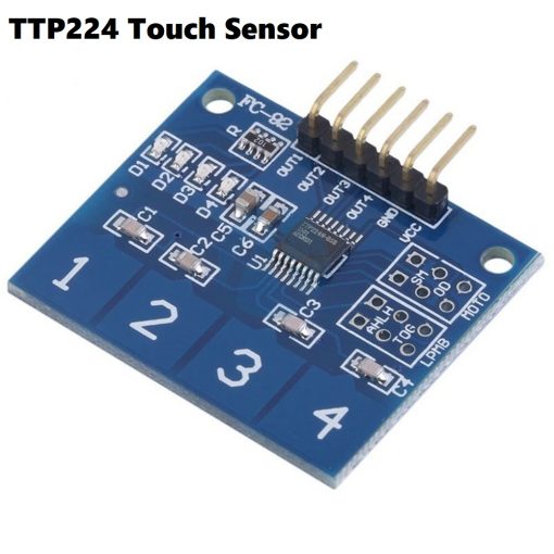 TTP224 4 Channel Digital Touch Sensor Module Capacitive Touch Switch Button For Arduino DIY Home Automation Touch Sensor Project