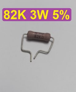 3W 82K Ohm Resistor Metal Oxide Film Resistors Flameproof Power 3 Watt 82K Ohm Metal Oxide Resistors 5% Tolerance Passive Components