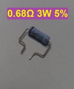 3W 0.68 Ohm Resistor Metal Oxide Film Resistors Flameproof Power 3 Watt 0.68 Ohm Metal Oxide Resistors 5% Tolerance Passive Components