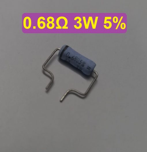 3W 0.68 Ohm Resistor Metal Oxide Film Resistors Flameproof Power 3 Watt 0.68 Ohm Metal Oxide Resistors 5% Tolerance Passive Components