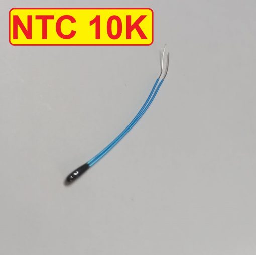 10K NTC Thermistor Temperature Sensor Black Epoxy Bead Probe 55mm 103 Without Connector For General Purpose