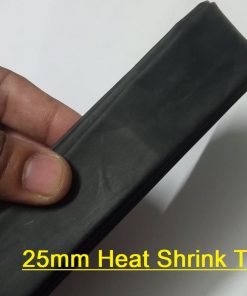 Heat Shrink Tube 25mm Black Heat shrink 1 Gauge Tubing Shrinkable Wrap Wire Cable Sleeve Set 