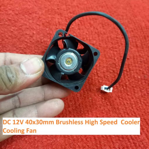 DC 12V 40x30mm Brushless High Speed Cooler Cooling Fan