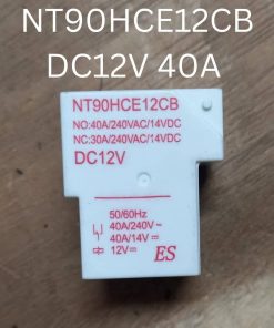 White Bang Relay 12V NT90HCE12CB DC12V 30A 250VAC 6 Pin Coil SPDT Power Relay 9012 PCB Mount Auto Universal T90 Power Relays DC 12V Relay