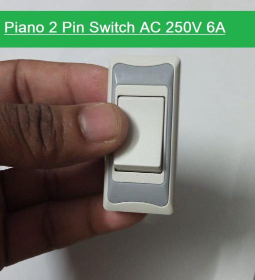 Piano 2 Pin Switch AC 250V 6A