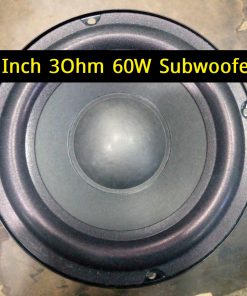 6 Inch Subwoofer Speaker 6 Inch 60W 3 Ohm Audio Subwoofer Amplifiers HiFi Deep Bass Audio Speaker For Home Theater Audio Amplifiers Speaker 6 Inch 60W Subwoofer