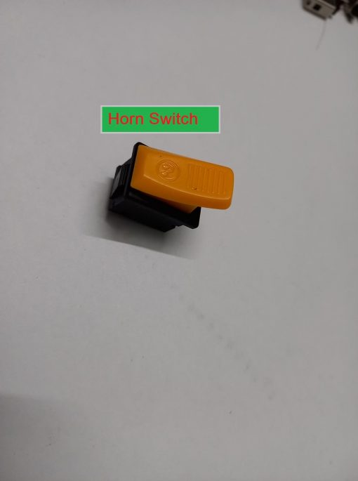 Yellow Cap Horn Switch DC 12V 10A 24V 5A 2 Pin Momentary Push Button Horn Switch On Off SPST Switch