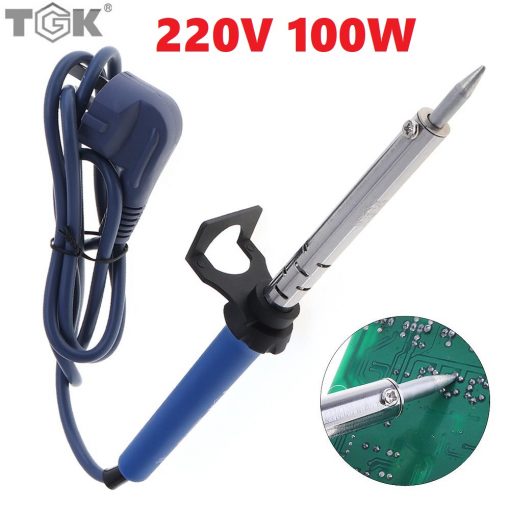 Heavy TGK LF100B LF 100B 220V 100W Lead-Free Longevity Electric Soldering Iron 5.8mm Tip Nozzle Constant Temperature Welding Repair With Stand