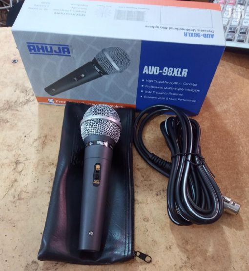 AHUJA AUD-98XLR Dynamic Unidirectional Corded Microphone