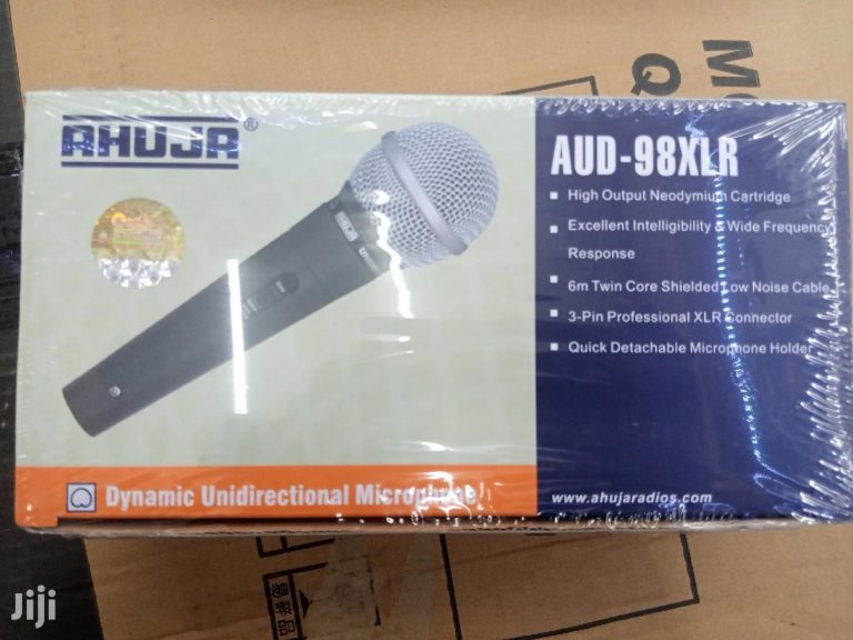 AHUJA AUD-98XLR Dynamic Unidirectional Corded Microphone